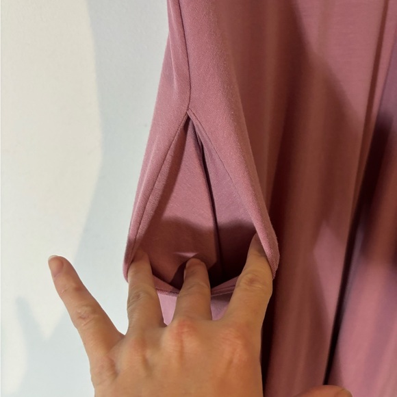 Olivia Rose Women Size Medium Dusty Rose/Blush Sleeveless Pocket Dress Spring - Picture 3 of 10